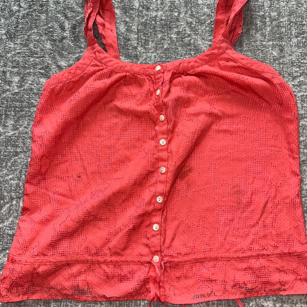 Women’s Coral Lucky Brand Tank top Blouse